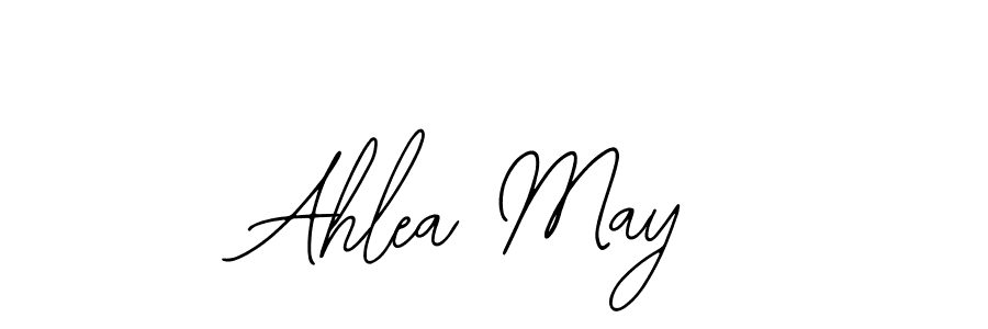 Ahlea May stylish signature style. Best Handwritten Sign (Bearetta-2O07w) for my name. Handwritten Signature Collection Ideas for my name Ahlea May. Ahlea May signature style 12 images and pictures png